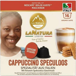 Κάψουλες Cappuccino Speculoos Συμβατές με Μηχανή Dolce Gusto 16τμχ