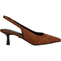Migato Γόβες Suede Slingback με Λεπτό Χαμηλό Τακούνι Καφέ 100048653-052