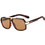 Bobroff BFG0015-C6 Ανδρικά Γυαλιά Ηλίου Aviator Κοκάλινα Ταρταρούγα με Καφέ Φακό