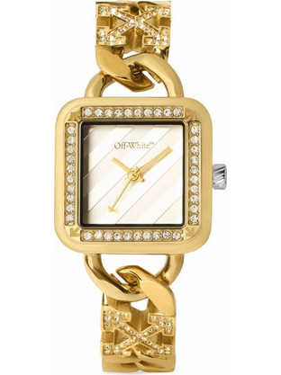 Off-White Street Bling Γυναικείο Ρολόι με Χρυσό Μεταλλικό Μπρασελέ OW1L033M0035