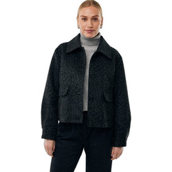 Mexx Γυναικείο Ημίπαλτο Μάλλινο Animal Print Μαύρο MF006801863W