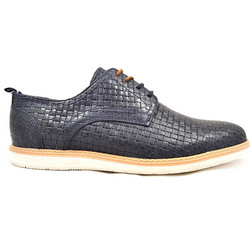 Hawkins Ανδρικά Σκαρπίνια Derby Δερμάτινα Navy Μπλε 949