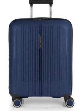 Gabol Brooklyn 123901-020 Βαλίτσα Καμπίνας 55x40x22cm με 4 Ρόδες Μπλε