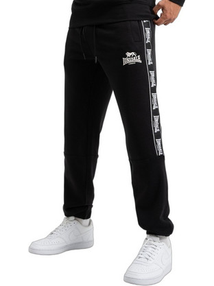 Lonsdale Ανδρικό Παντελόνι Φόρμας με Λάστιχο Μαύρο 117562-1500