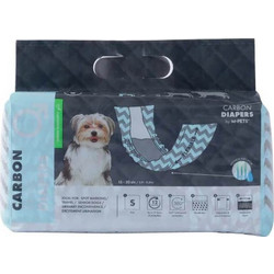M-Pets Ζώνες Ακράτειας / Μαρκαρίσματος για Αρσενικό Σκύλο με Αυτοκόλλητα & Ενεργό Άνθρακα Small 1.5-4kg 15-30cm 18τμχ