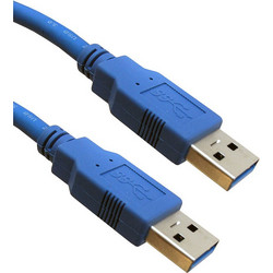 30642 Καλώδιο USB-A Male 3.0 to USB-A Male 1.5m Blue