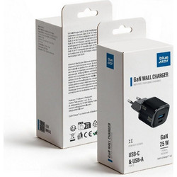 Blue Star VT-331 Φορτιστής χωρίς Καλώδιο με Θύρα USB-A & Θύρα USB-C 25W Quick Charge 4.0 & Power Delivery