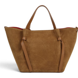 Passaggio Leather Γυναικεία Τσάντα Χειρός Σουέτ Ταμπά 5006-KR-03