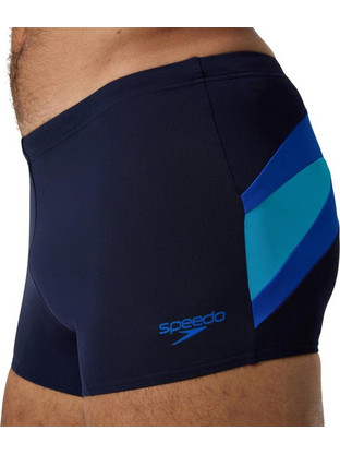 Speedo Αθλητικό Ανδρικό Μαγιό Boxer με Σχέδια Navy Μπλε 8000154002