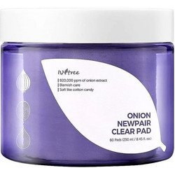 Isntree Onion Newpair Clear Ενυδατικά Μαντηλάκια Τόνωσης Προσώπου 60τμχ