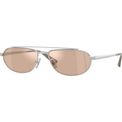 Vogue VO4371S 323 Ανδρικά Γυαλιά Ηλίου Aviator Μεταλλικά Ασημί με Ροζ Φακό