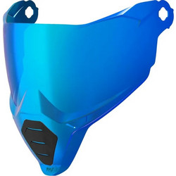 Icon Ultrashield Ζελατίνα Κράνους Καθρέφτης Μπλε για Ultraflite