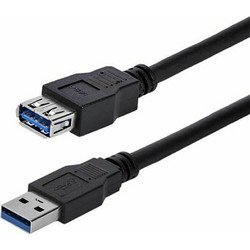 StarTech USB3SEXT1MBK Καλώδιο USB-A Male 3.0 to USB-A Female 1m Black