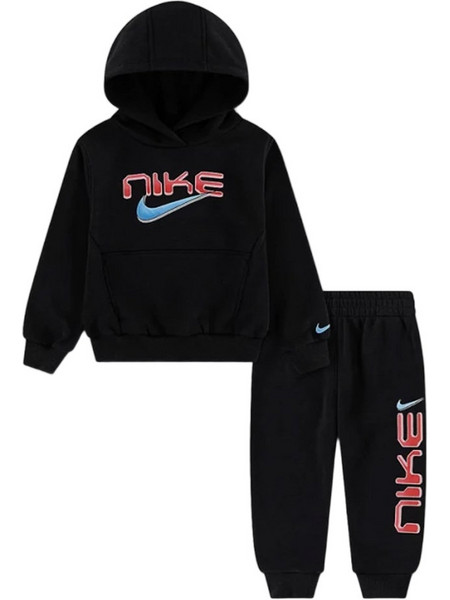 Nike Παιδικό Σετ Φόρμας Μαύρο 86P315-023
