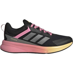 Adidas FortaRun 4.0 Παιδικά Αθλητικά Παπούτσια για Τρέξιμο Μαύρα JR9804