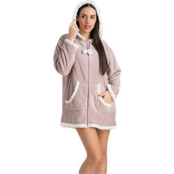 Rachel Γυναικεία Ρόμπα Χειμωνιάτικη Fleece Nude 13709