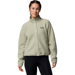 Columbia Γυναικεία Ζακέτα Fleece Μακριά με Κουμπιά Πράσινο Mint 2142391-348