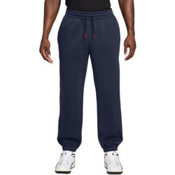 Jordan Brooklyn Ανδρικό Παντελόνι Φόρμας Fleece με Λάστιχο Navy Μπλε IM8906-419
