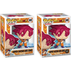 Funko Pop! Animation Dragon Ball Super 2491 Super Saiyan God Goku & Special Edition 6τμχ