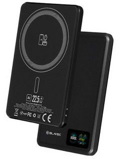 Blavec BJ-03 Wireless Magsafe Power Bank 5000mAh 22.5W με Θύρα USB-C Black