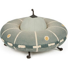 Lorena Canals Ufo Παιδικό Διακοσμητικό Μαξιλάρι Μπλε 35x35cm