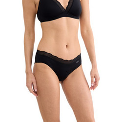 Sloggi Go Blush Γυναικεία Slip με Δαντέλα Μαύρα 2Pack 10228603-0004