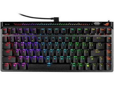Asus ROG Falchion Ace 75HE Μηχανικό Gaming Πληκτρολόγιο 65% με ROG HFX V2 Magnetic Διακόπτες RGB Black