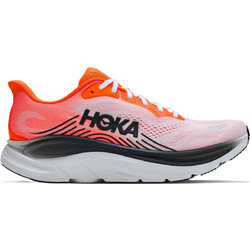Hoka Clifton 11 Ανδρικά Αθλητικά Παπούτσια για Τρέξιμο Λευκά Κοραλί 1176572-NNTN