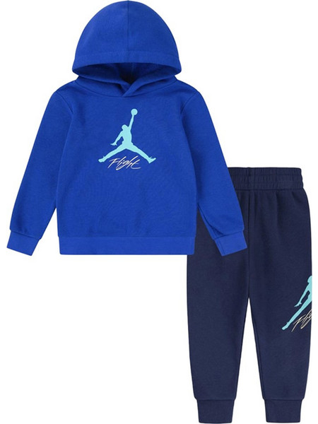 Jordan Παιδικό Σετ Φόρμας Royal Blue Navy Μπλε 65D423-U90