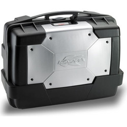 Kappa Garda Σετ Πλαϊνές Βαλίτσες Μηχανής Monokey 2x33lt Μαύρες Ασημί