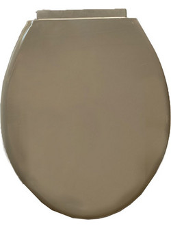 MRShome Καπάκι Λεκάνης Οβάλ Πλαστικό Soft Close Μπεζ 45x38.2cm DS-0861001