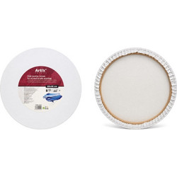 ArtiX Paints Καμβάς Ζωγραφικής σε Τελάρο Στρογγυλός Βαμβακερός Λευκός 45cm