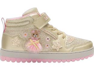 Lelli Kelly Παιδικά Sneakers Μποτάκια με Φωτάκια Χρυσά Ροζ LKAL5711-OR01