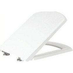 Viospiral Plaza Καπάκι Λεκάνης Οβάλ Πλαστικό Soft Close Λευκό 44.5x38.5cm 58-050327