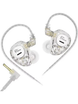 KZ Taurus Ακουστικά Ψείρες In-Ear Dymanic Διαφανή