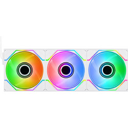 Thermaltake Swafan 140 EX Infinity Case Fan 140mm ARGB με Σύνδεση 3-Pin 4-Pin PWM 3τμχ White