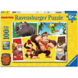 Παιδικό Puzzle Ravensburger Donkey Kong The Monkeys Are On The Loose XXL 100 Κομμάτια