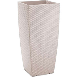 Plastona Natura Κασπώ Δαπέδου Πλαστικό Λευκό 36x36x36cm 10.07.0504