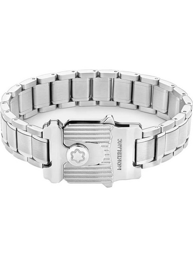 Montblanc Βραχιόλι Χειροπέδα από Ατσάλι Ασημί MB129827