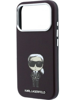 Karl Lagerfeld Back Cover Smooth Iconic Sketch Magsafe Black (iPhone 18 Pro Max / 17 Pro Max)