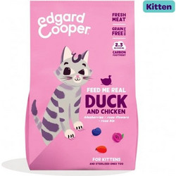Edgard & Cooper Feed Me Real Kitten with Duck & Chicken 325gr