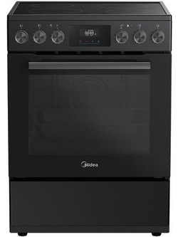 Midea MFO24D-AE4R10F Κουζίνα Ηλεκτρική 70lt με Κεραμικές Εστίες 60cm Black