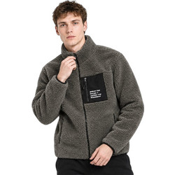 Firefly Ανδρική Ζακέτα Fleece με Φερμουάρ Γκρι FMZS26301-0008