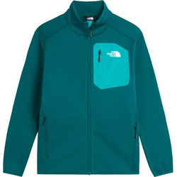 The North Face Ανδρική Ζακέτα Fleece με Φερμουάρ Πετρόλ NF0A897CS7K