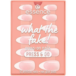 Essence What The Fake! 01 French Nails Almond Tips Νυχιών Γαλλικού 12τμχ