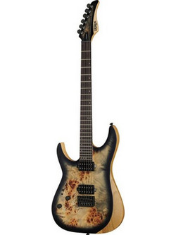 Schecter Reaper-6 LH Ηλεκτρική Κιθάρα ST Style με Μαγνήτες HH & Ταστιέρα Ebony Satin Charcoal Burst