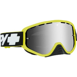 SPY Slice Μάσκα Σκι & Snowboard Ενηλίκων Κίτρινη με Φακό Καθρέπτη Aσημί