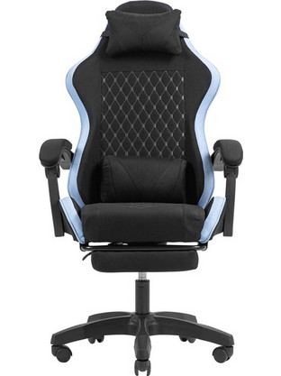Mars Gaming MGC-X Καρέκλα Gaming Υφασμάτινη με Υποπόδιο Μαύρη AC-125O48