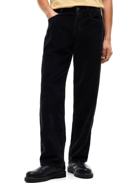 Tommy Jeans Jaimie Ανδρικό Παντελόνι Κοτλέ Loose Εφαρμογή Μαύρο DM0DM23575-BDS