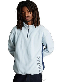 Huf Basecamp Ανδρικό Φούτερ Fleece Sky Blue FL00260-SKBLU